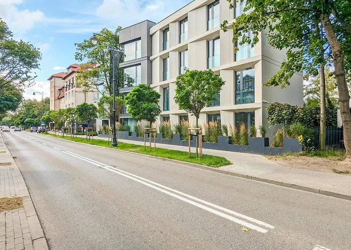 Elegancki W Sopocie Z Parkingiem I Klimatyzacja Blisko Plazy By Renters Lägenhet Sopot